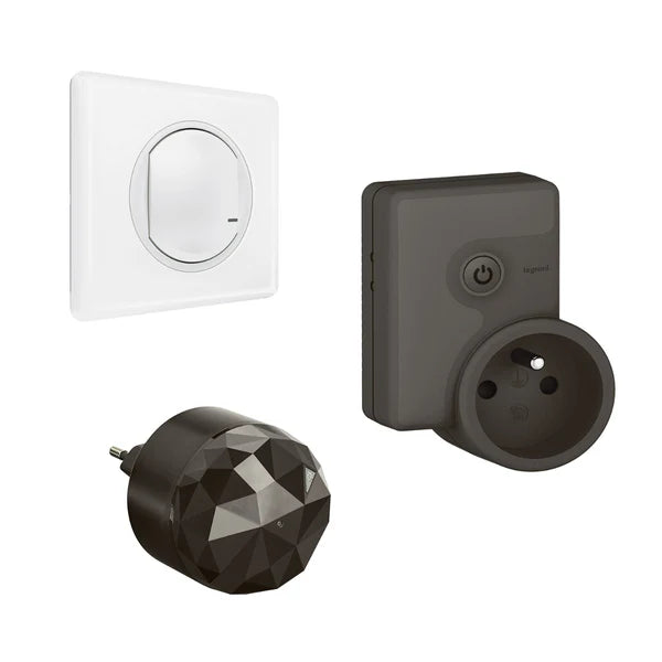 Pack de démarrage "Gestion de l'énergie" Céliane with Netatmo : Prise connectée / Blanc