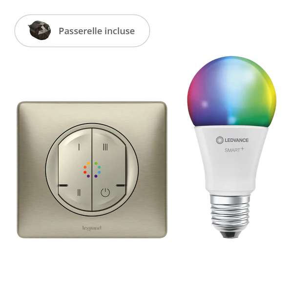 Pack de démarrage "Eclairage Ambiances Colorées" Céliane with Netatmo : E27