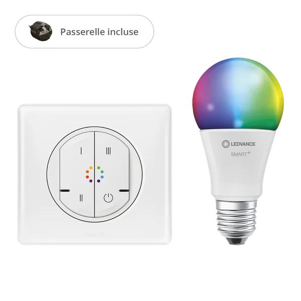 Pack de démarrage "Eclairage Ambiances Colorées" Céliane with Netatmo : E27